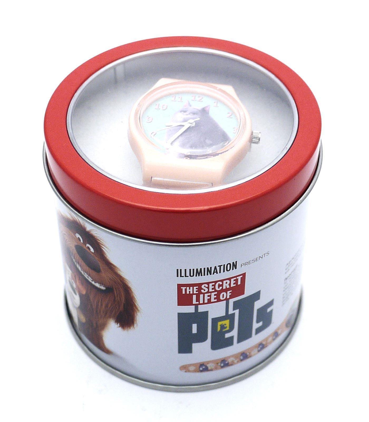 Official Secret Life of pets Kids Watch in Tin - Pink