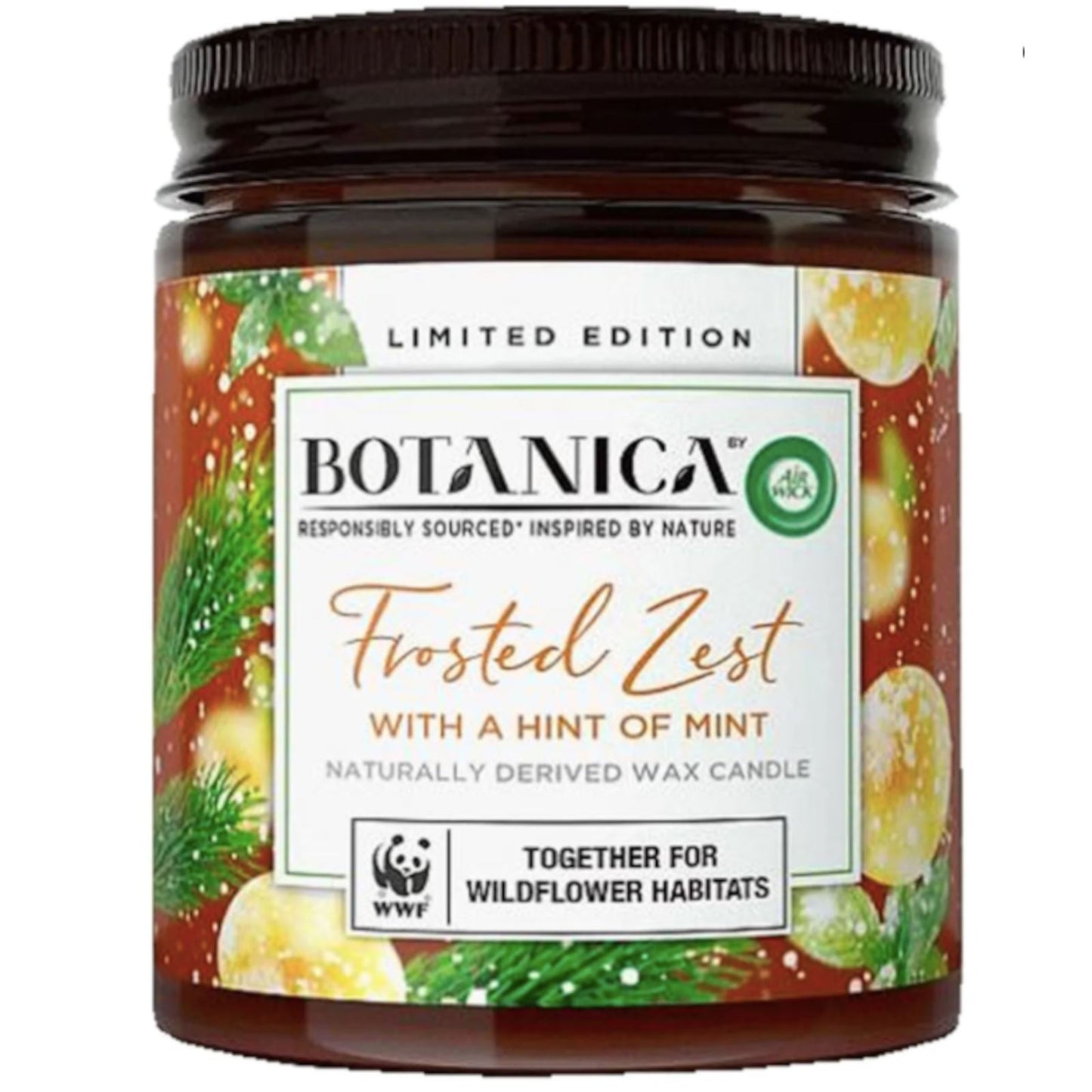 Botanica by Air Wick Frosted Zest And Mint Candle 205G