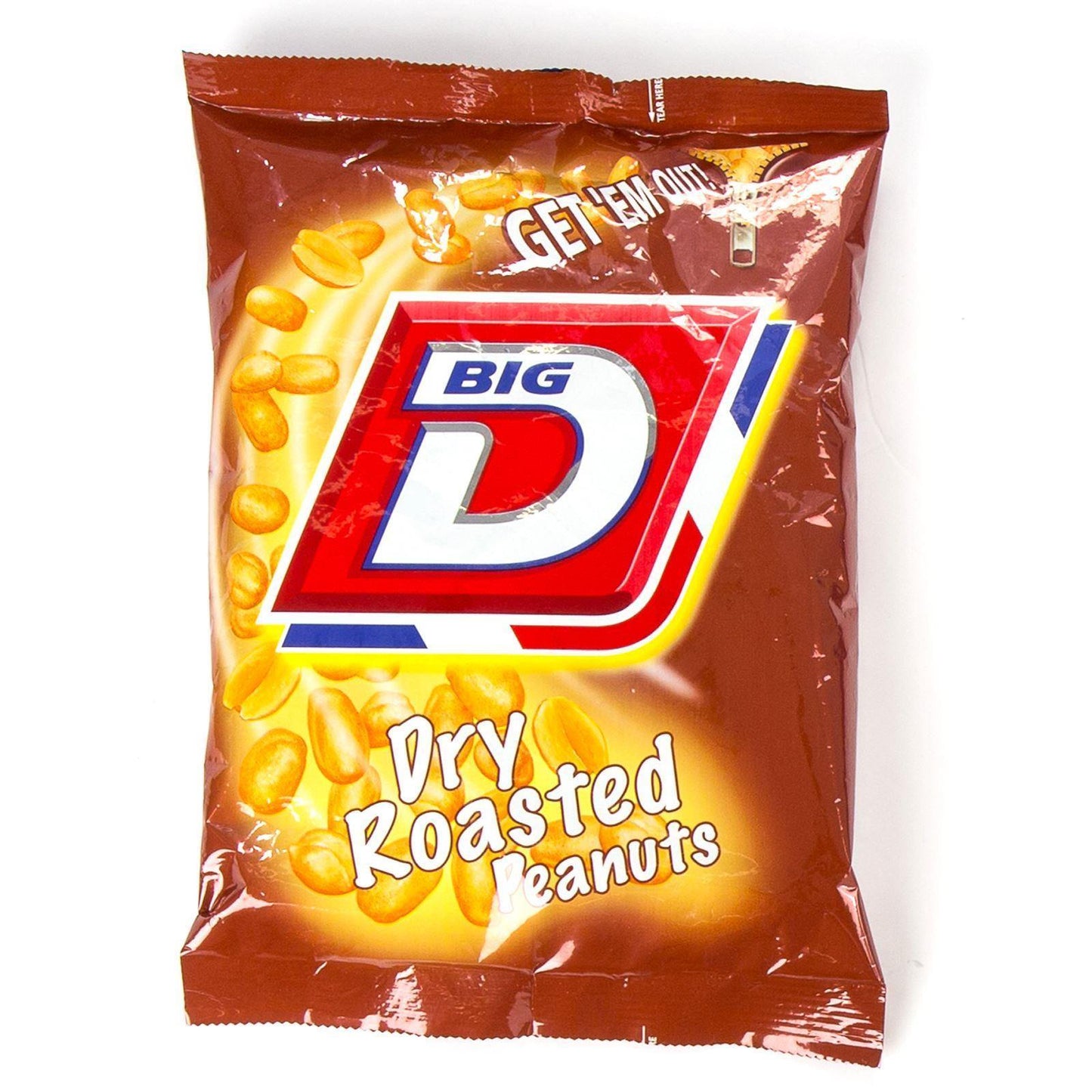 Big D Dry Roast Peanuts 240g (Box of 18)