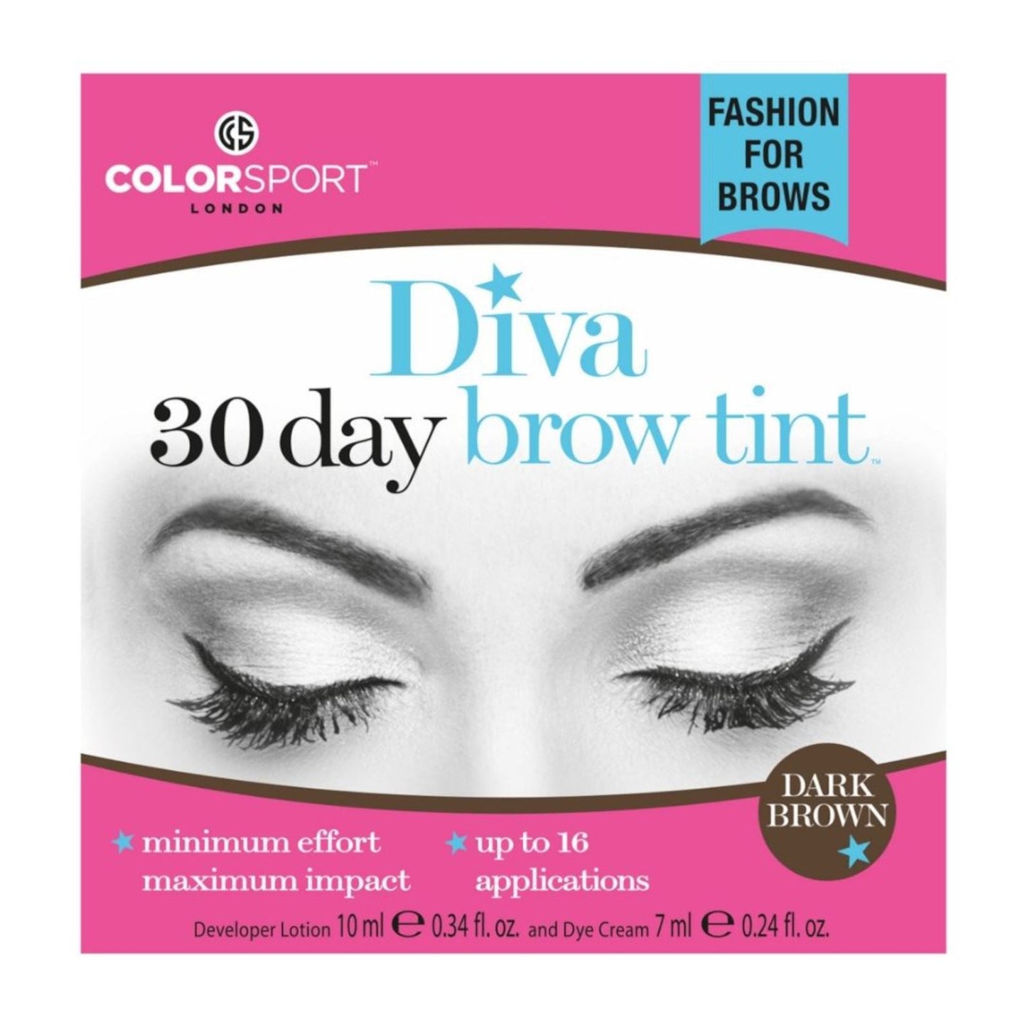 Colorsport Diva 30 Day Brow Tint Dark Brown