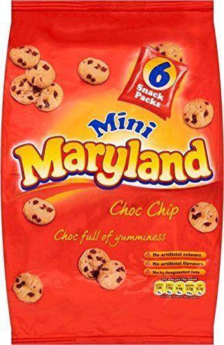 Maryland Mini Chocolate Chip Cookies Mini Bag 138g (8 Packs of 6, Total 48)