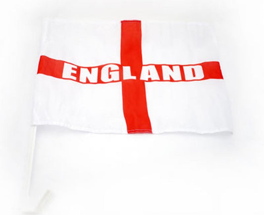 England Car Flags - 2 Pack