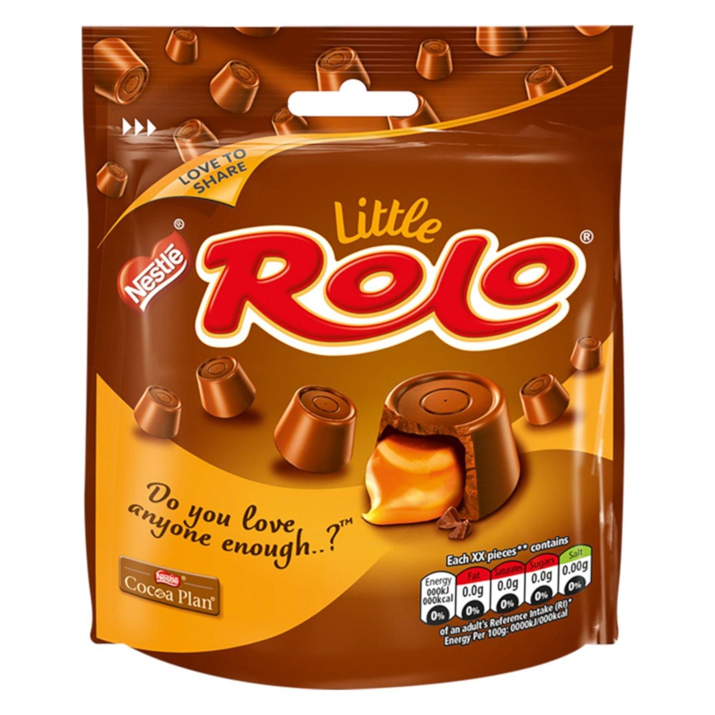 Nestle Rolo Caramel Chocolate Cups Pouch Bag 103g (Box of 8)