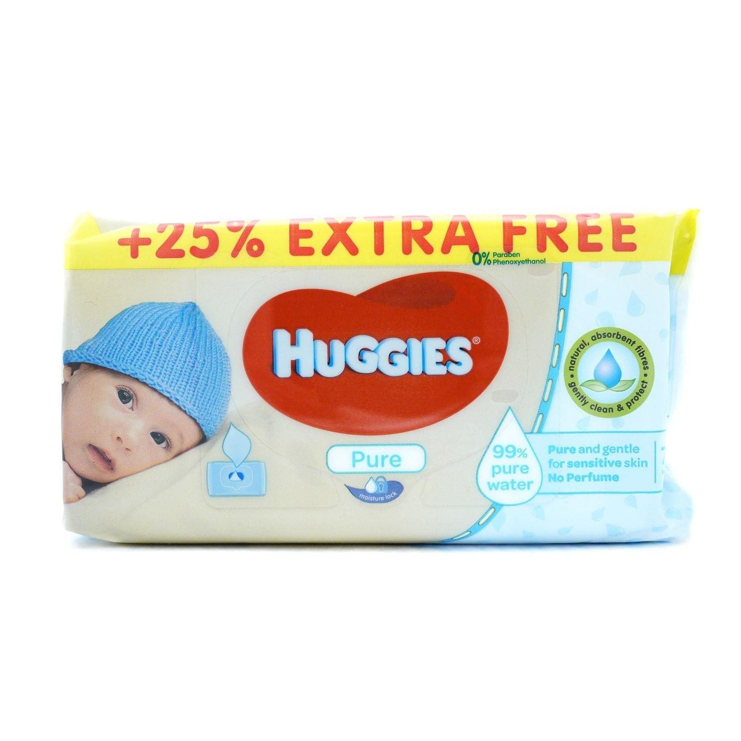 Huggies Baby Wipes Pure 72'S (Box of 10)