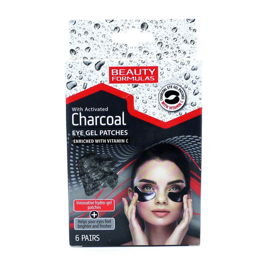 Beauty Formulas Charcoal Eye Gel Patches - 6 pairs