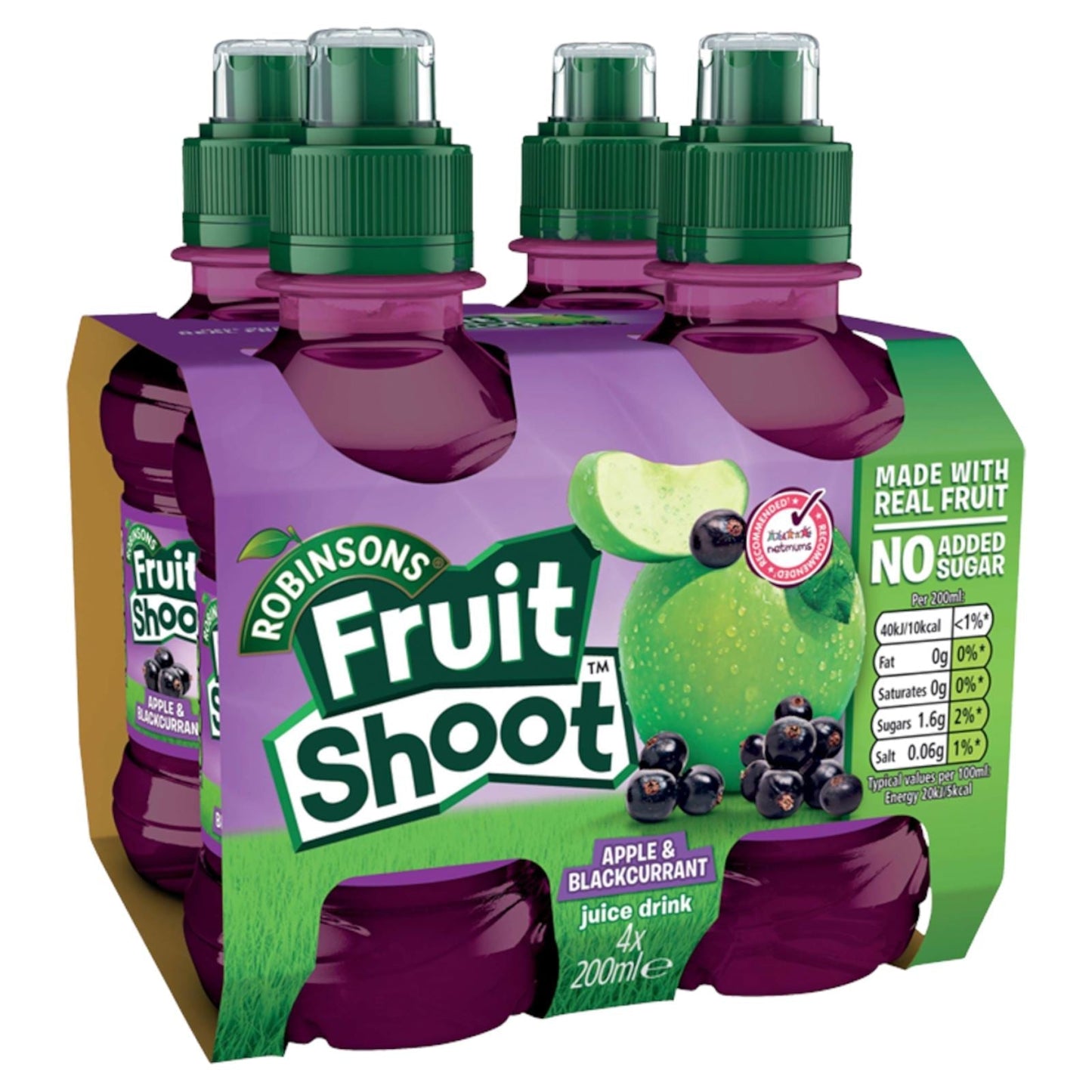 Robinsons Fruit Shoot Apple & Blackcurrant 200ml (Box of 24)