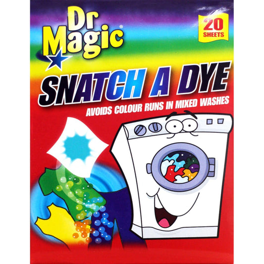 Dr Magic Snatch A Dye Laundry Colour Catcher 20 Sheets