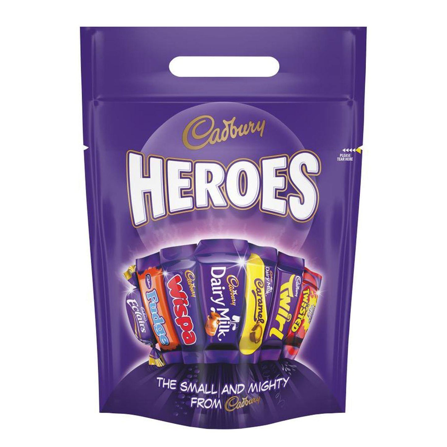 Cadbury Heroes Pouch 400g (Box of 8)