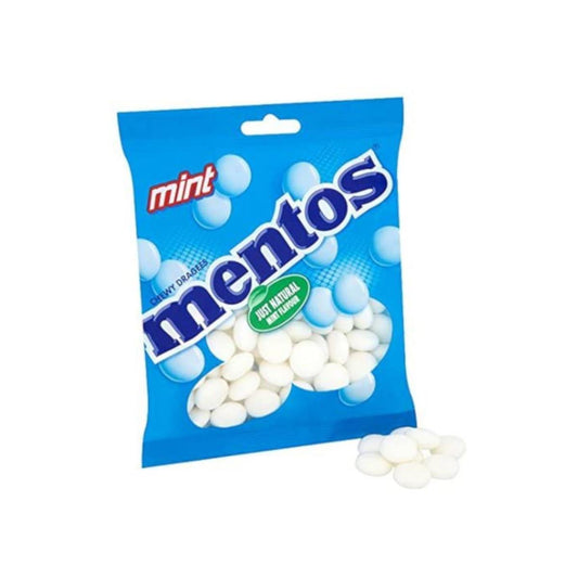 Mentos Mint Chewy Sweets Bag 150g (Box of 24)