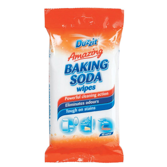 Duzzit Amazing Baking Soda Sodium Bicarbonate Wipes 40'S