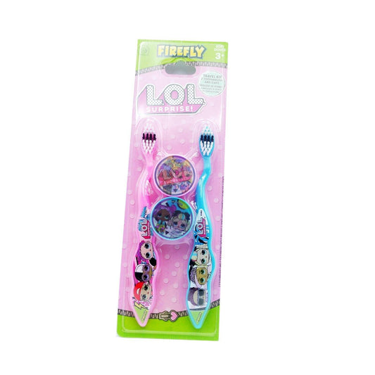 Lol Surprise Toothbrush With Cap Twin Pack