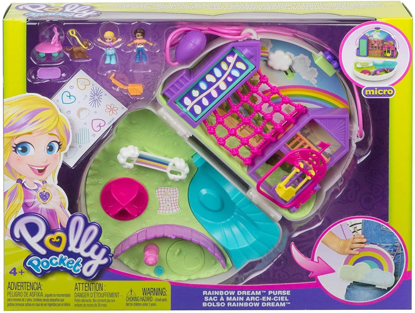 Polly Pocket Rainbow Dream Purse