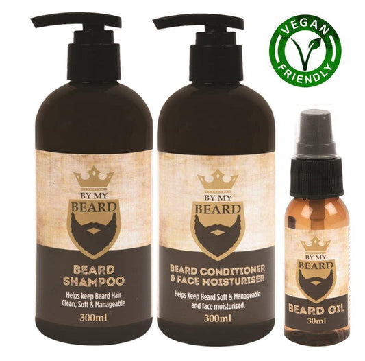 By My Beard Mens Shampoo, Oil, Conditioner & Moisturiser