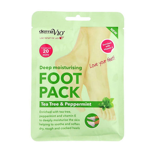 Derma V10 Tea Tree Foot Pack Kit