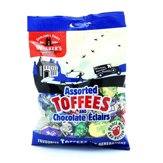 Walkers Assorted Toffees & Choc 150g (Box of 12)