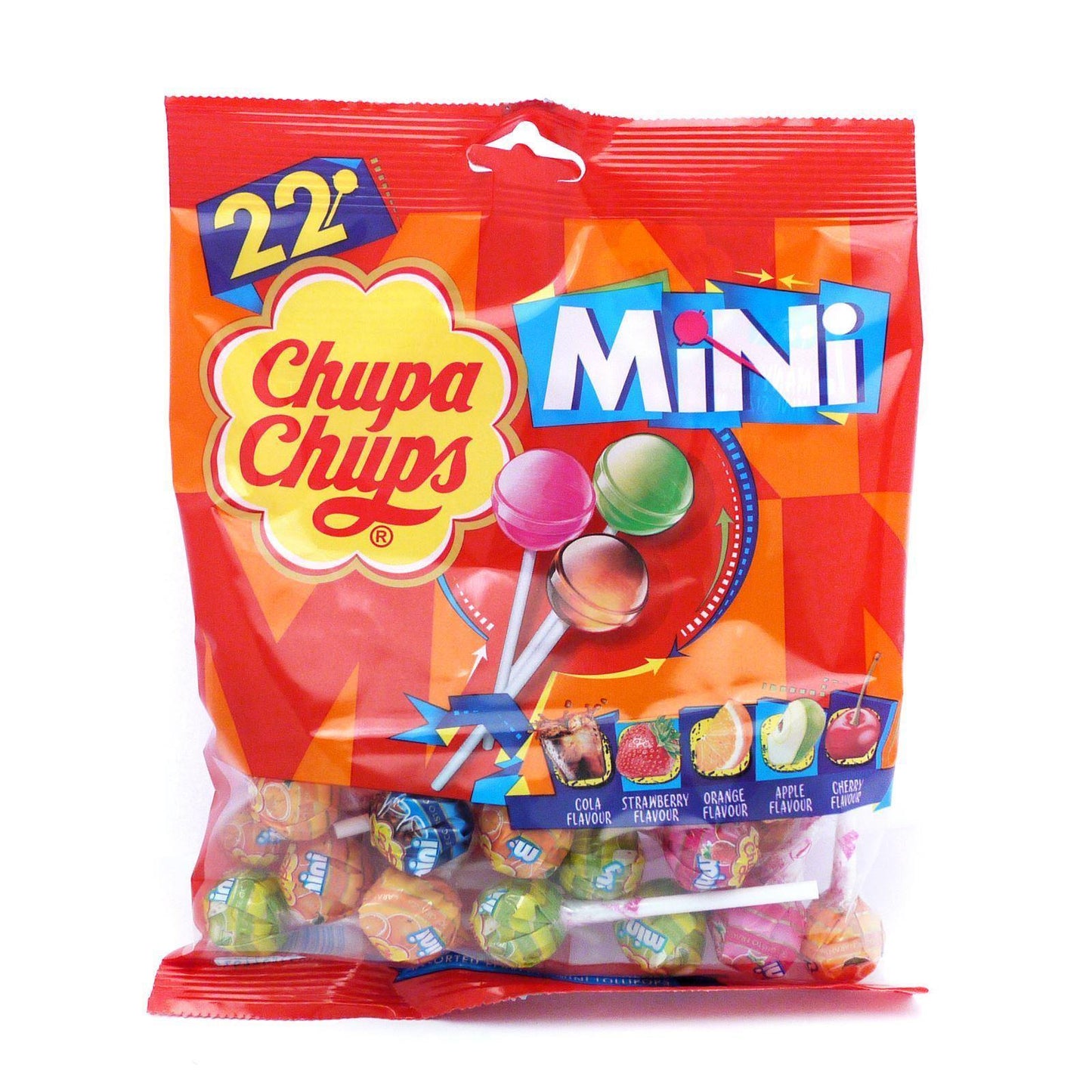 Chupa Chups 18 Mini Lollies (Box of 24, Total 432 lollies)