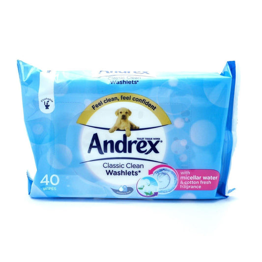 Andrex Classic Clean Washlets 36'S (Box of 12)