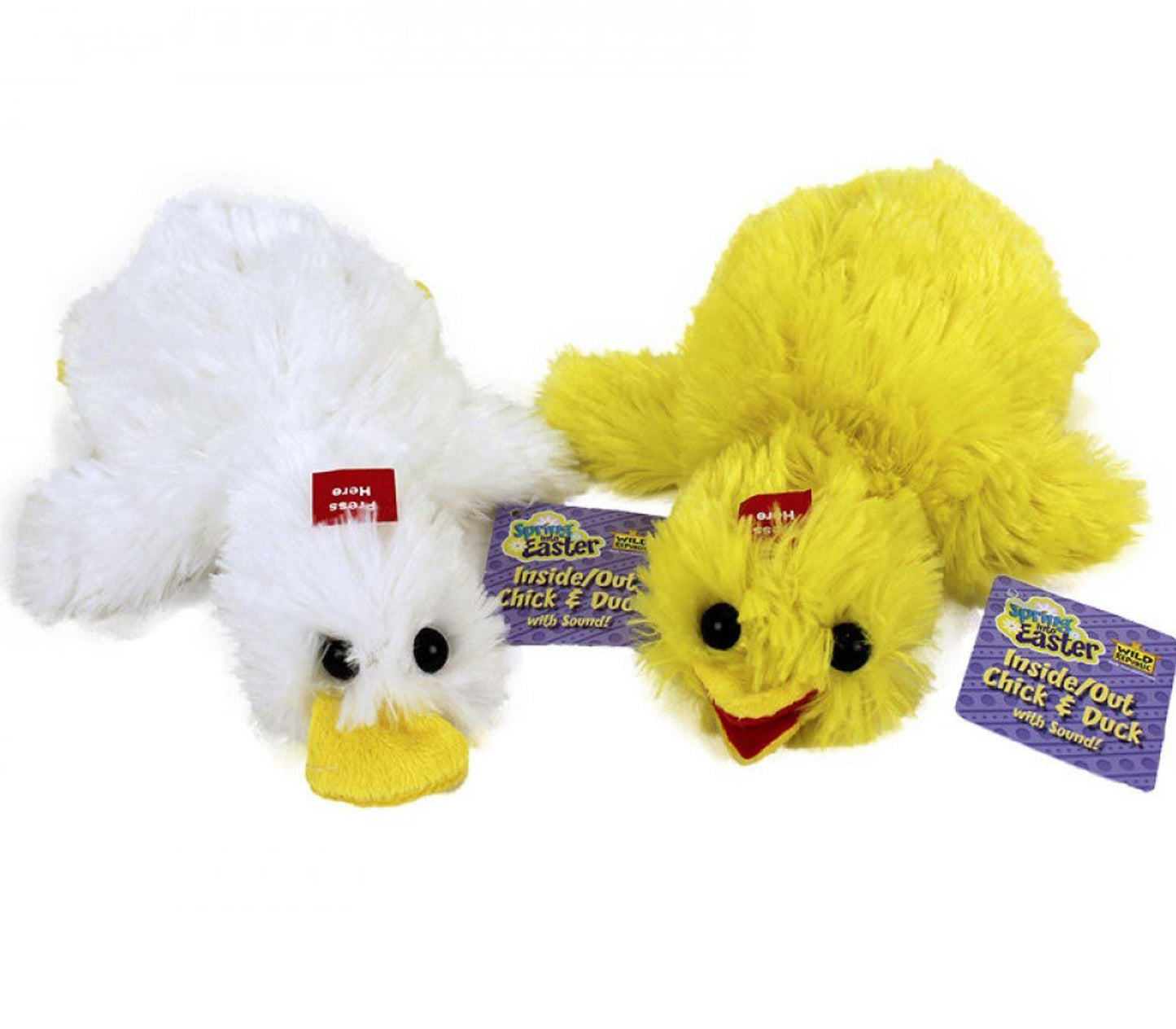 WILD REPUBLIC Inside- Out Chick & Duck Plush Toy