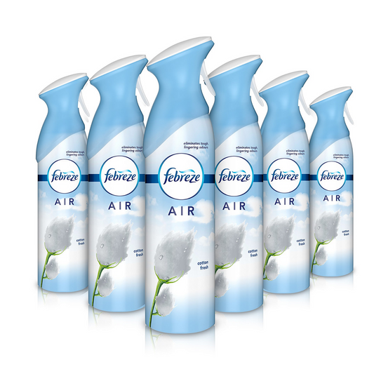 Febreze Spray Cotton Air Freshener 300 ml (Box of 6)