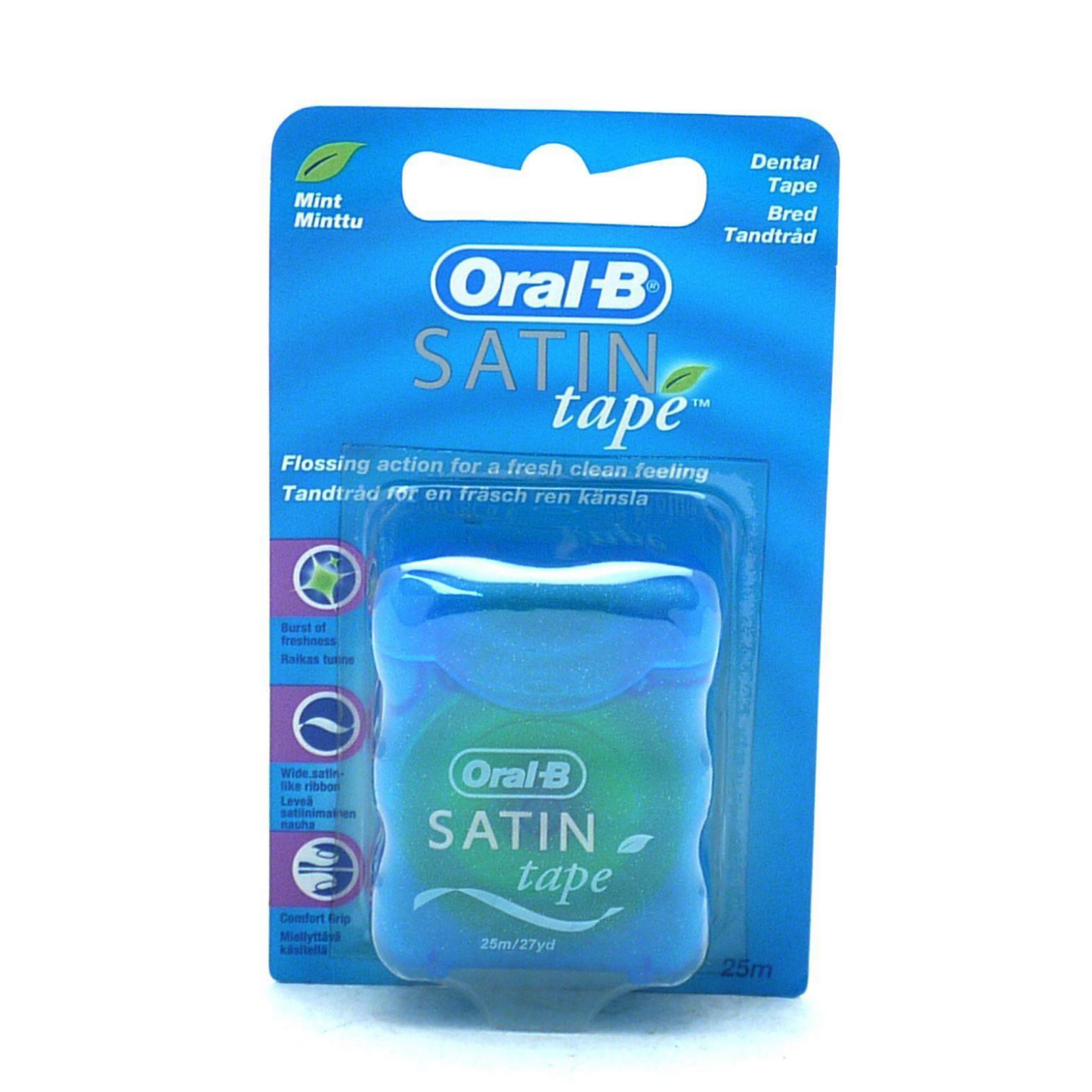 Oral-B Satin Tape Dental Floss Mint 25m