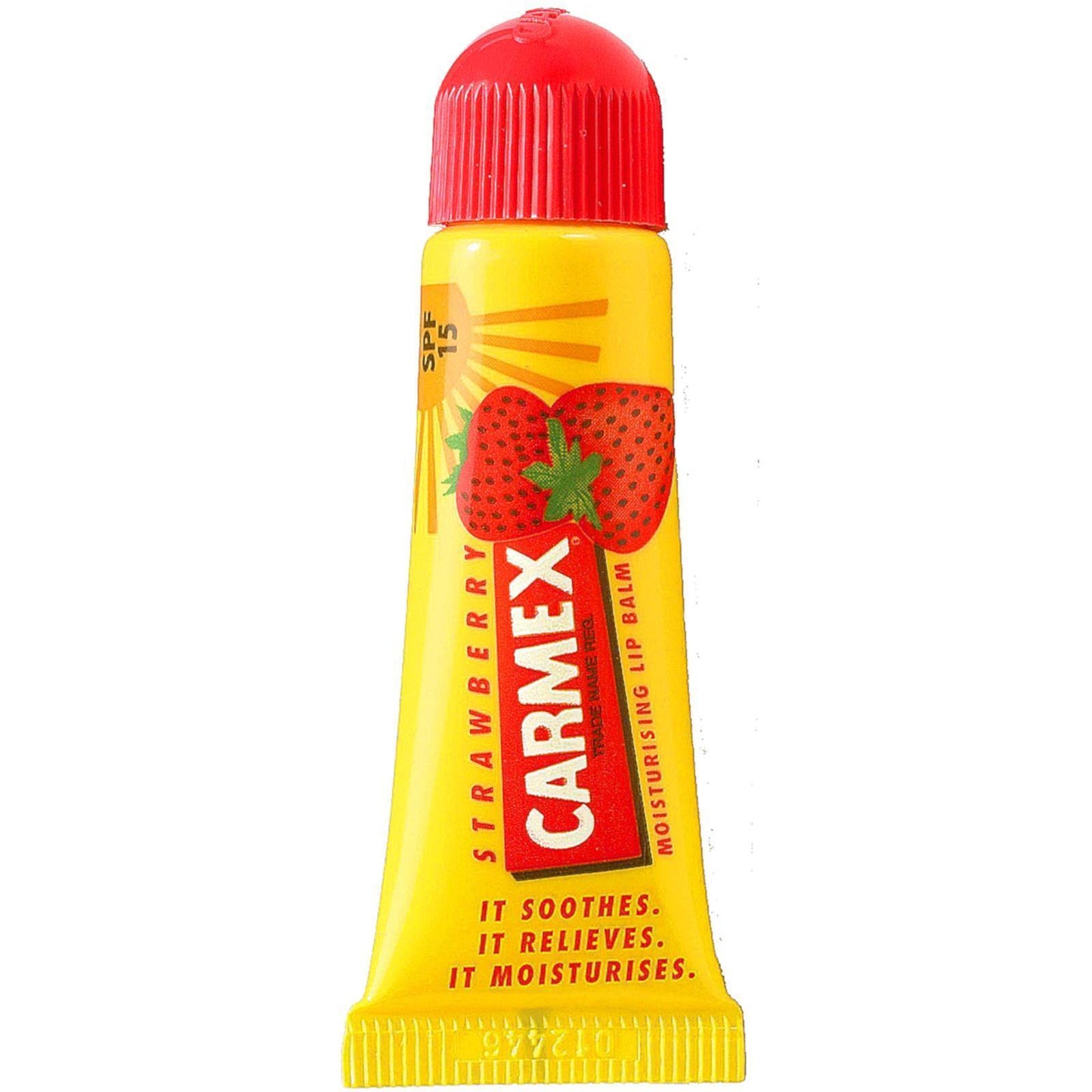 Carmex Strawberry Tube Moisturising Lip Balm SPF 15