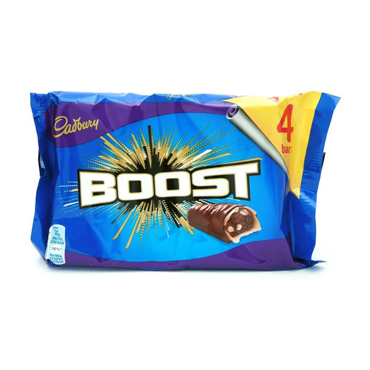 Cadbury Boost Chocolate Bar 126g (9 Packs of 4, Total 36)