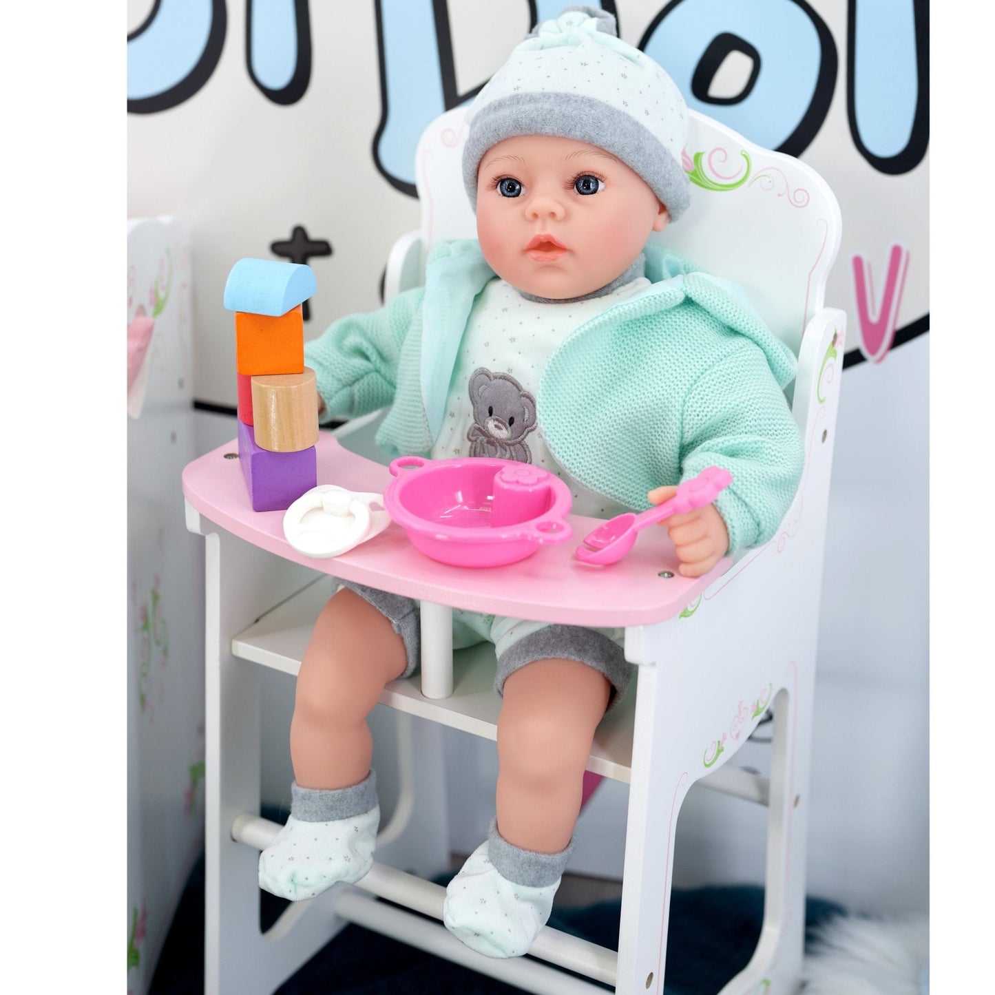 Baby Doll With Dummy & Sounds Mint