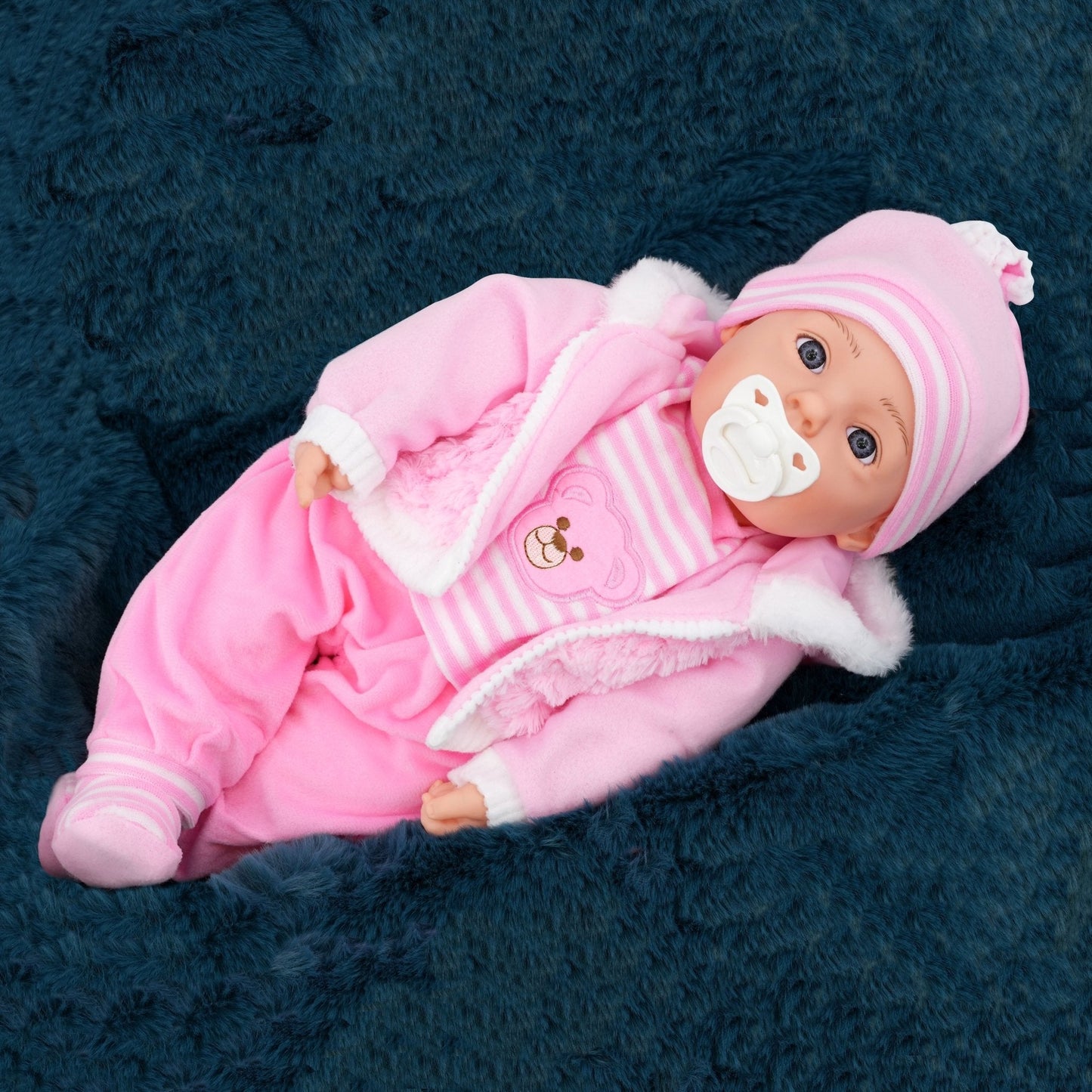 Baby Pink Bibi Baby Doll Toy With Dummy & Sounds