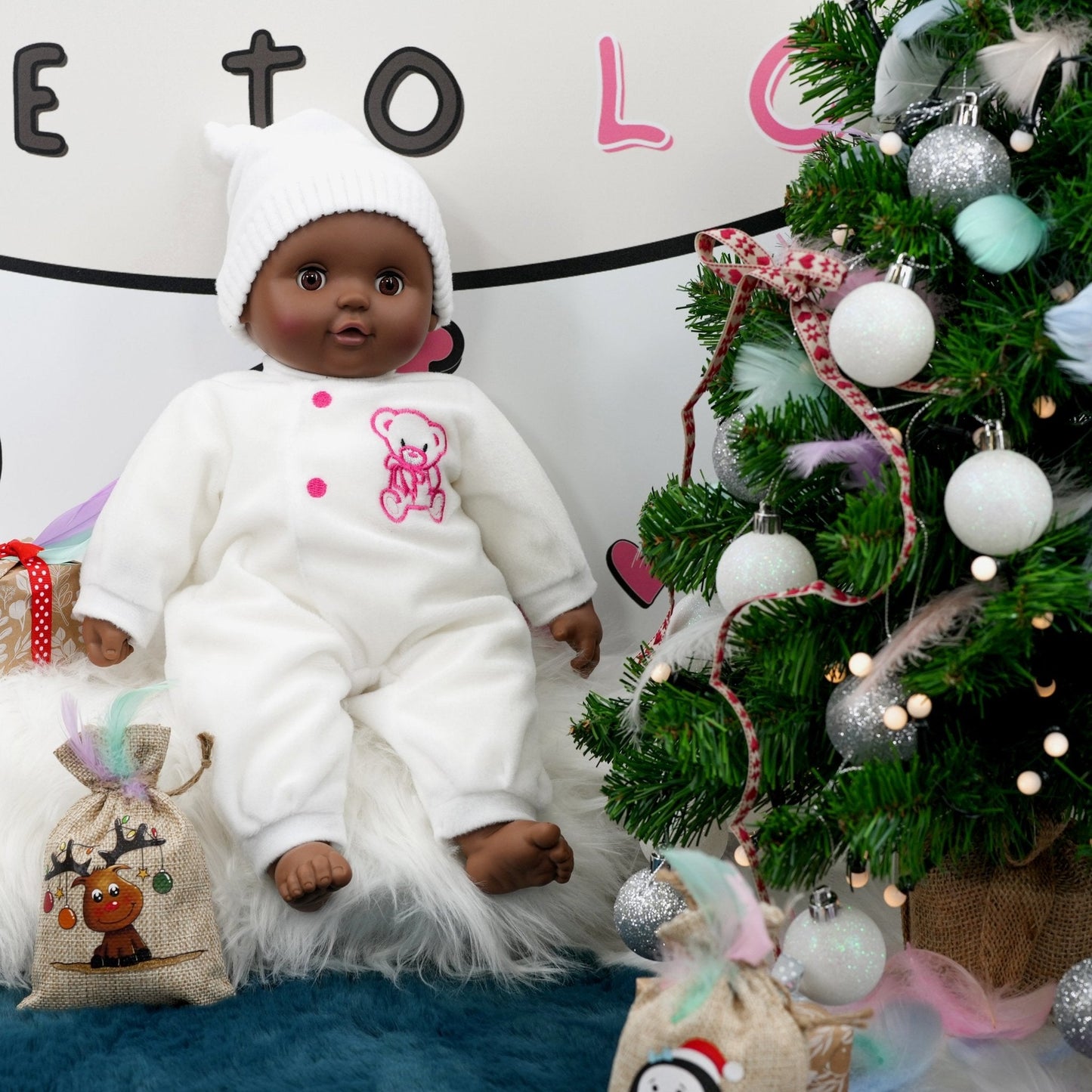 Black Baby Doll With Sleeping Eyes