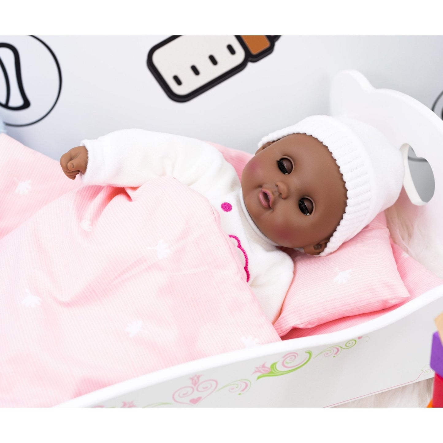 Black Baby Doll With Sleeping Eyes