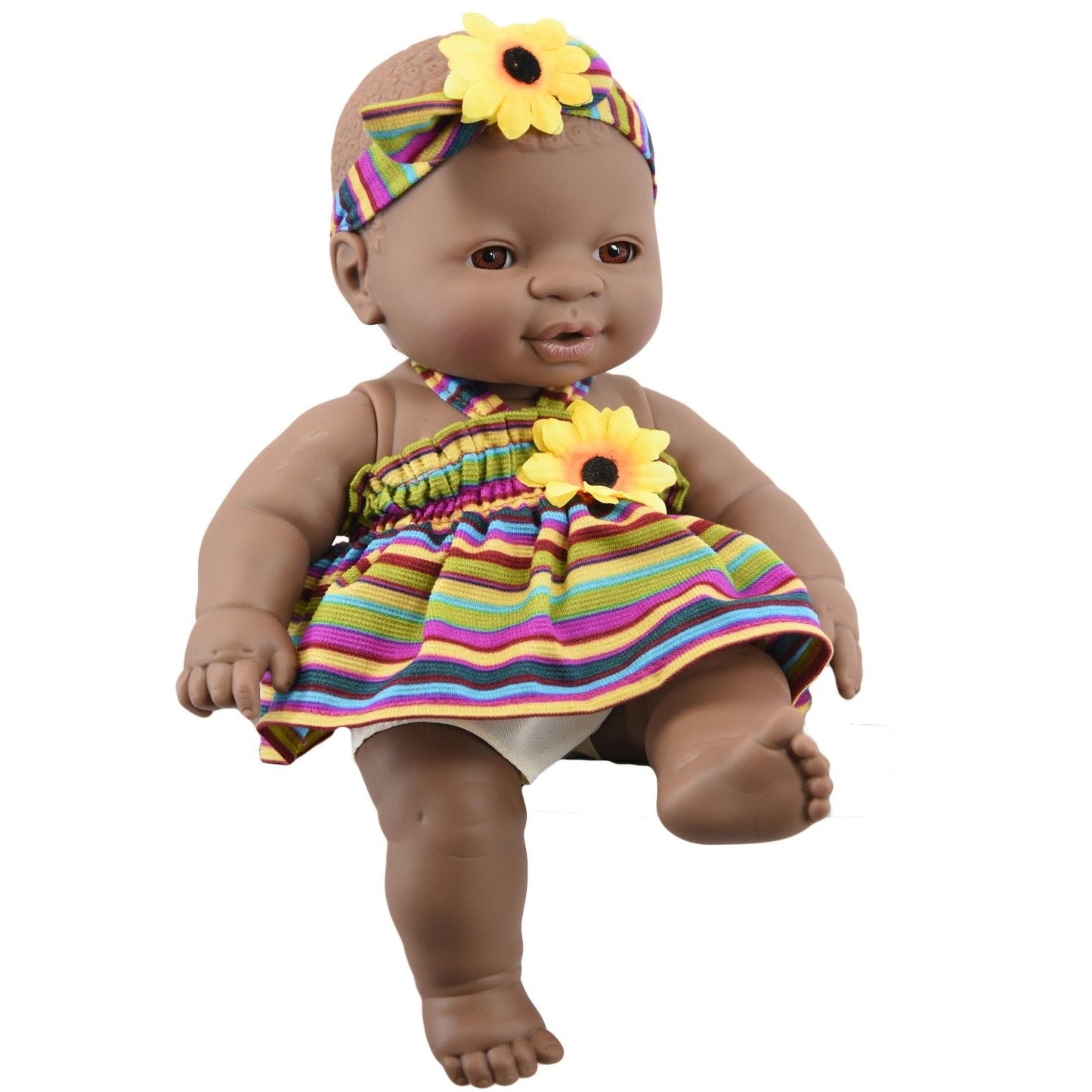 Black Twin Baby Dolls - 12"