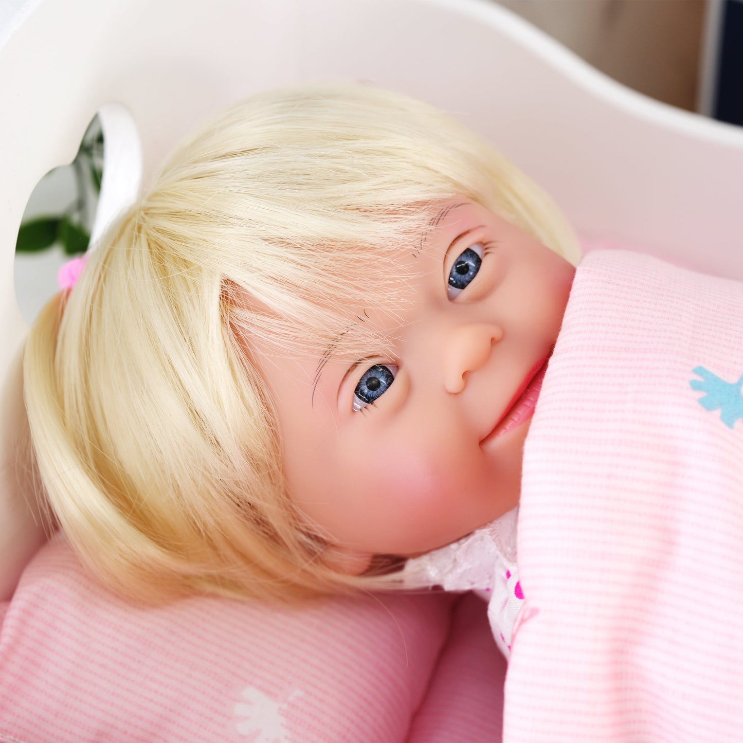 Blonde Baby Girl Dolls with Down Syndrome