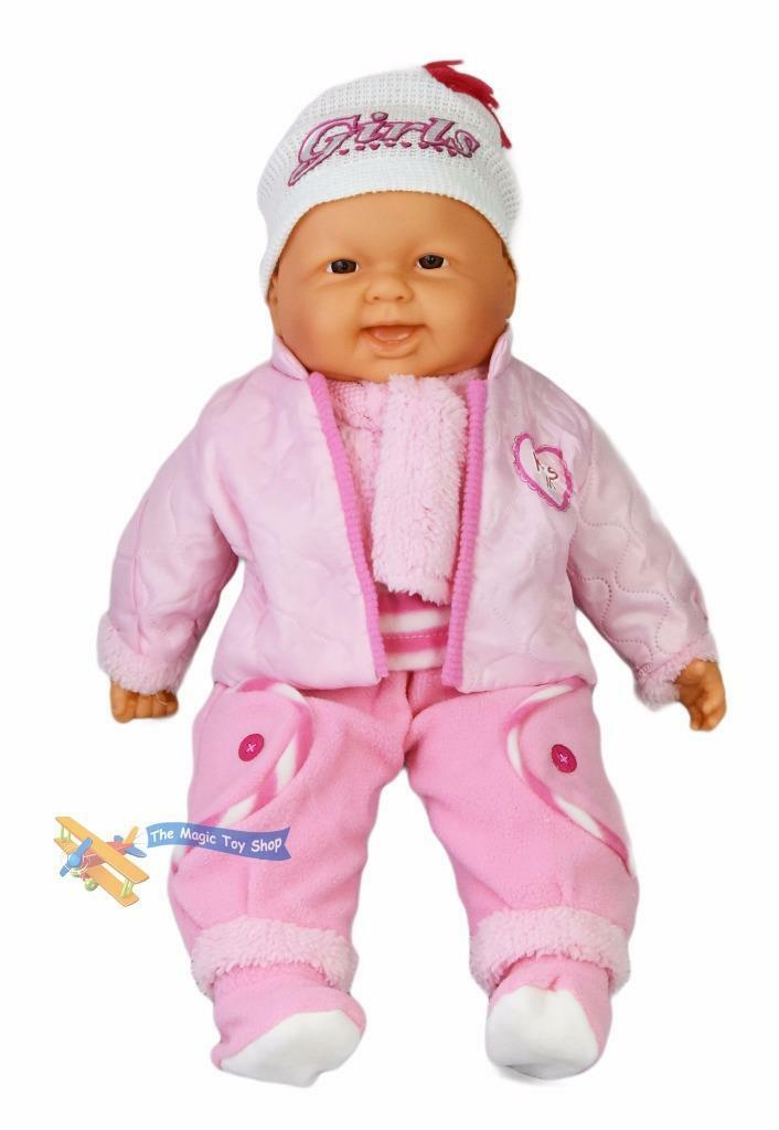 Lifelike Size Happy Baby Doll