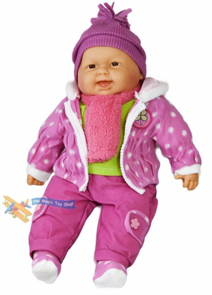 Lifelike Size Happy Baby Doll