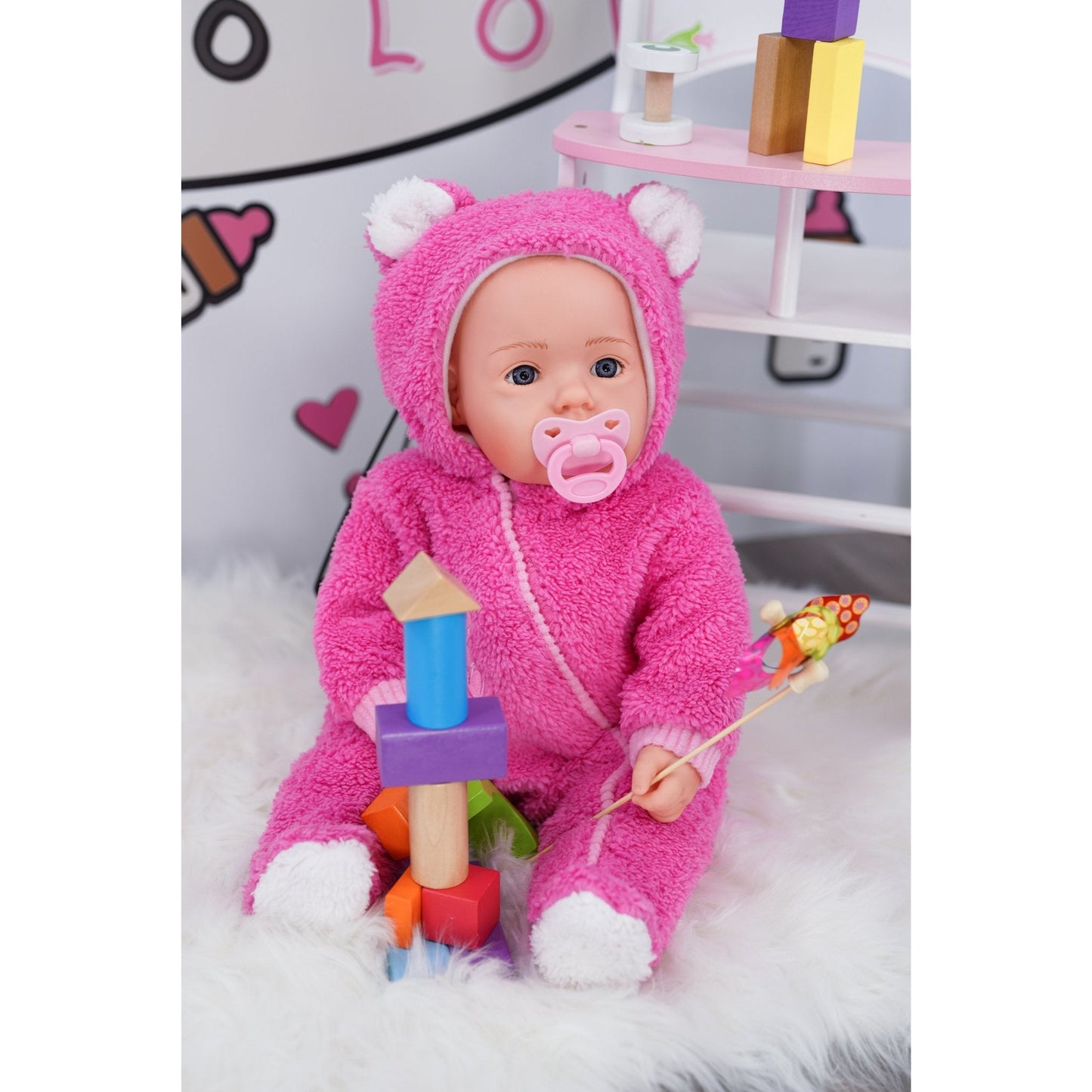 Pink Bibi Baby Doll + Extra Outfit