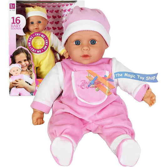 Soft Bodies baby doll with sound box