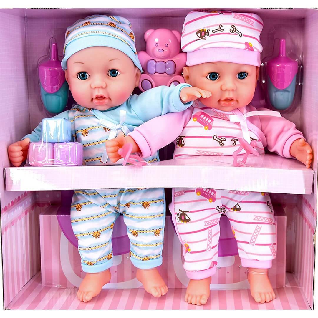 Twins Baby Girl & Boy Dolls