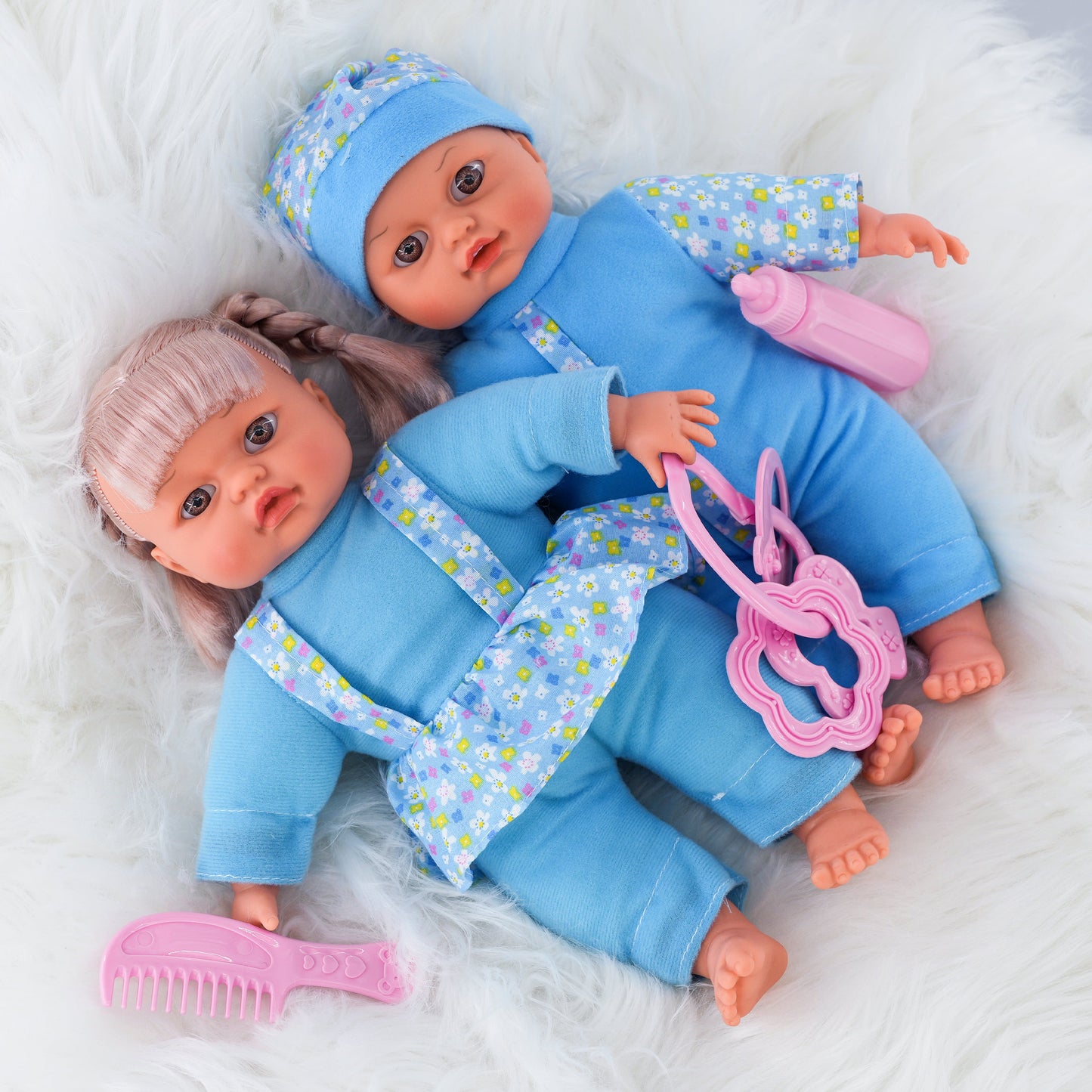 Twins Dolls with 6 Sounds