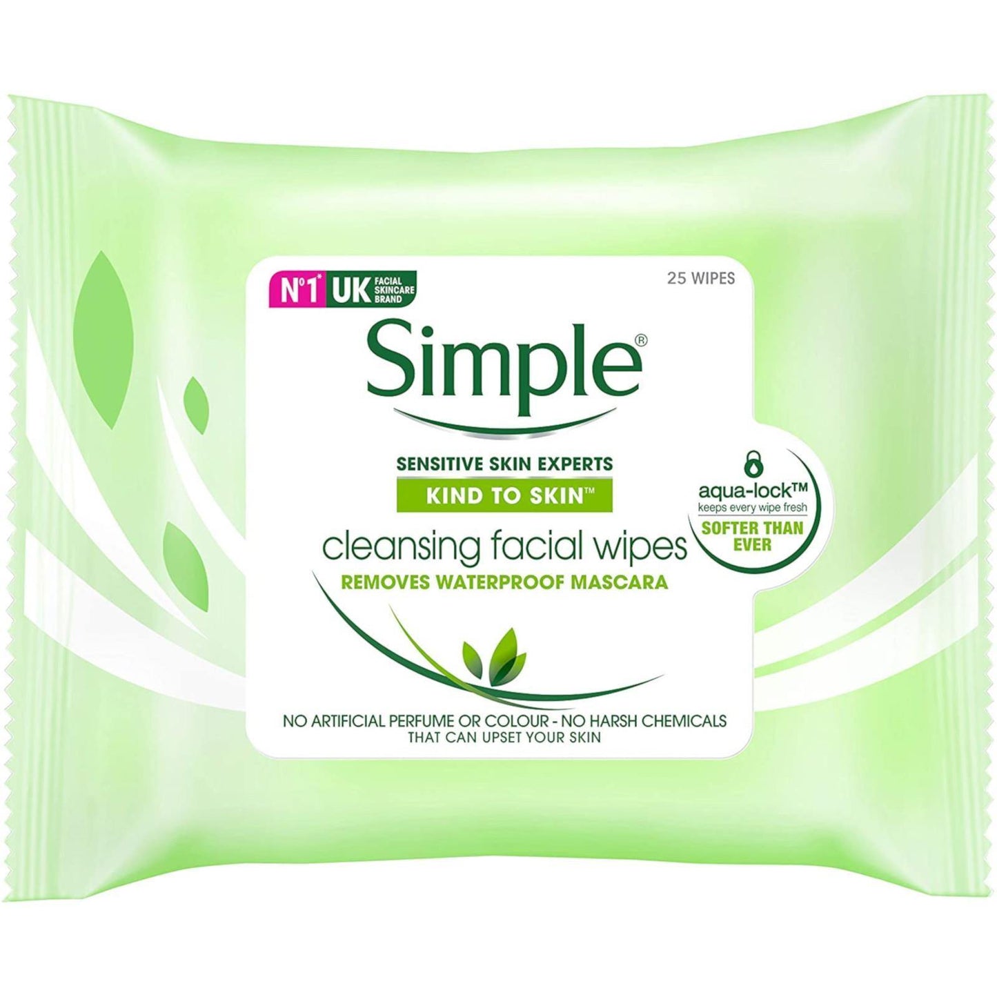 Simple Kind to Skin Cleansing Facial Wipes 25'S