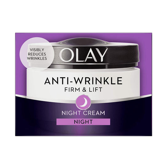 Olay Anti-Wrinkle Firm & Lift Night Cream 50ml - BBE 31/1/23