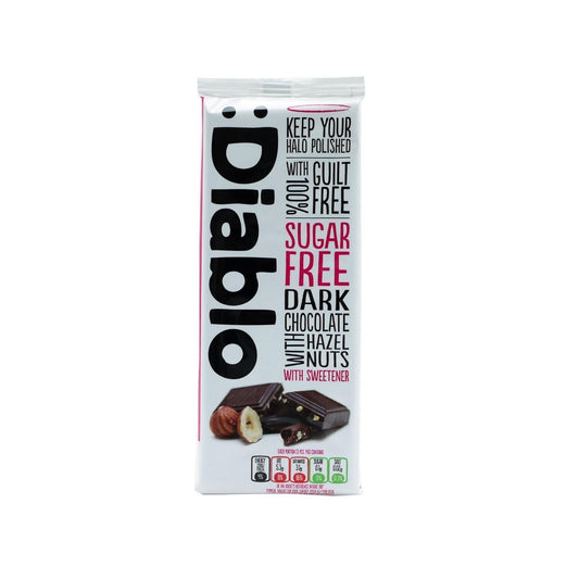 Diablo Sugar Free Dark Chocolate With Hazelnut (Box of 15)