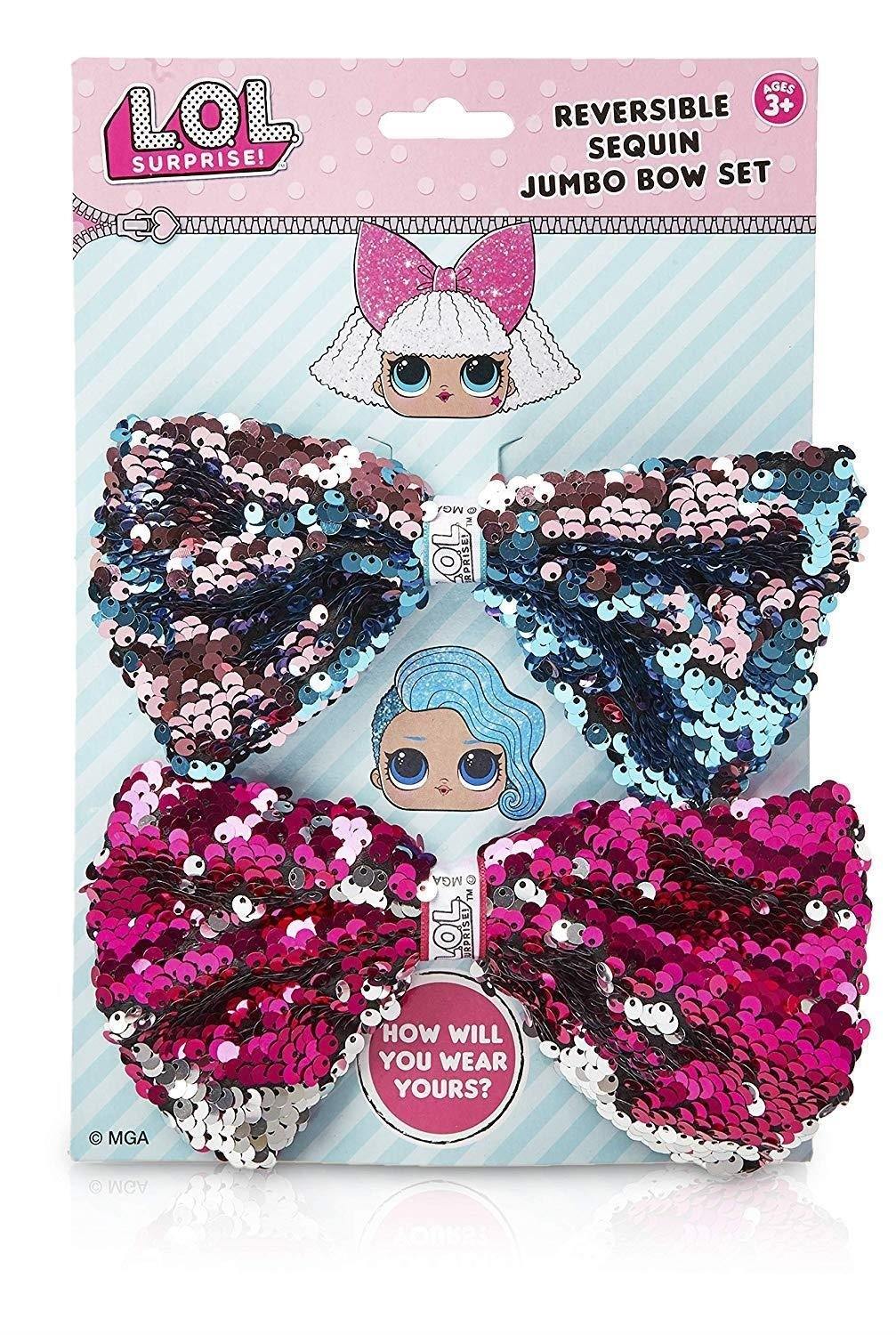 L.O.L Surprise! Reversible Sequin Jumbo Bow Set