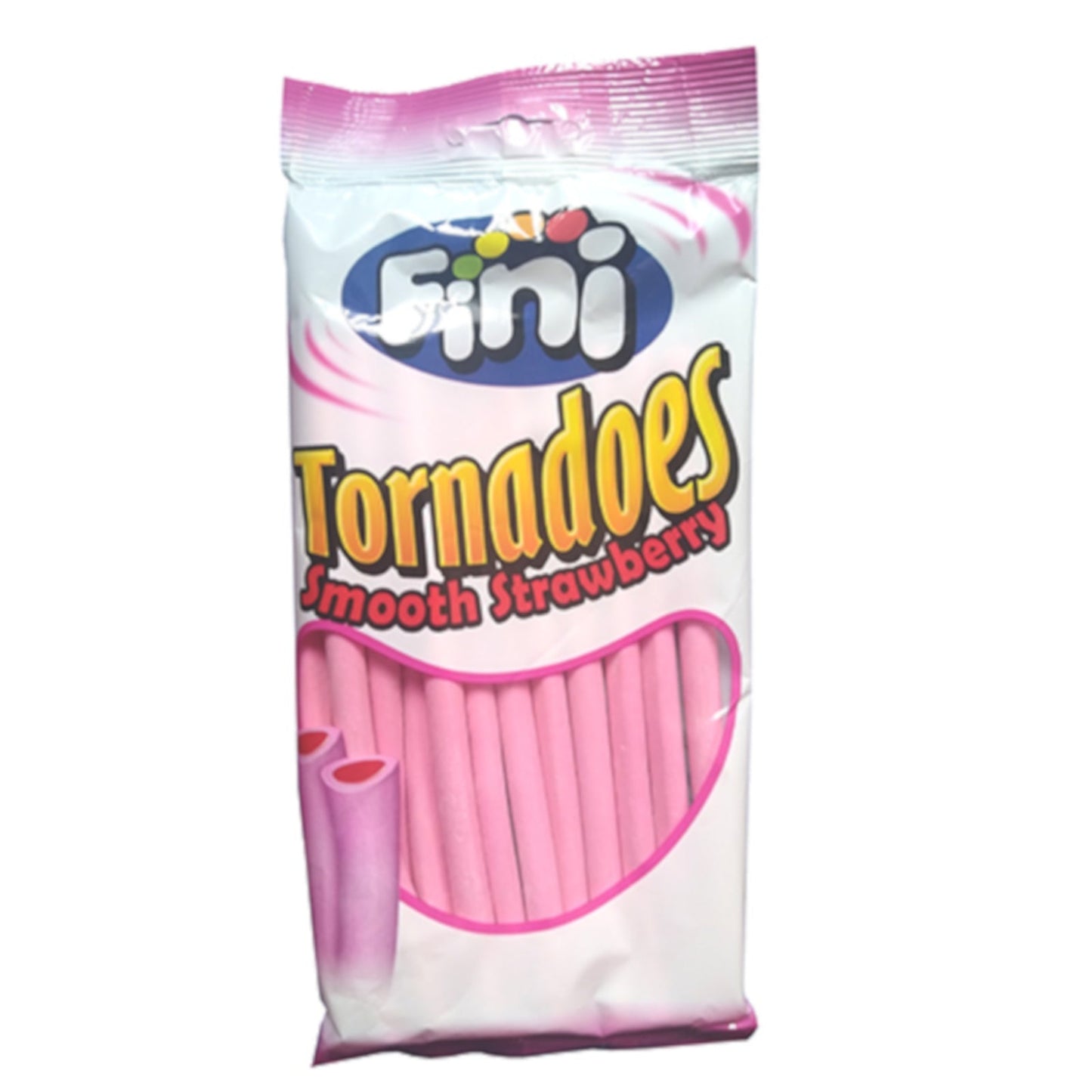 Fini Tornadoes Smooth Strawberry Pencils 200g (Box of 12)