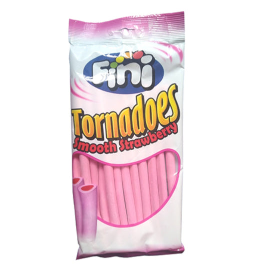 Fini Tornadoes Smooth Strawberry Pencils 200g (Box of 12)